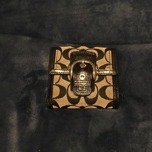 Coach wallet with snap closure -NEW